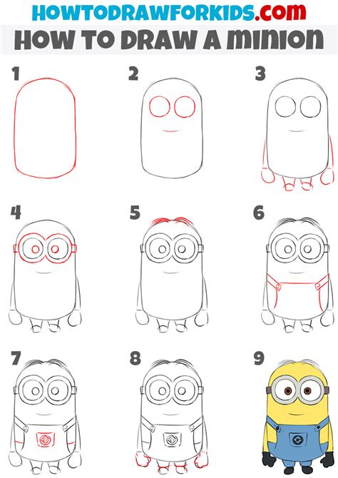 HOW TO DRAW A MINION .